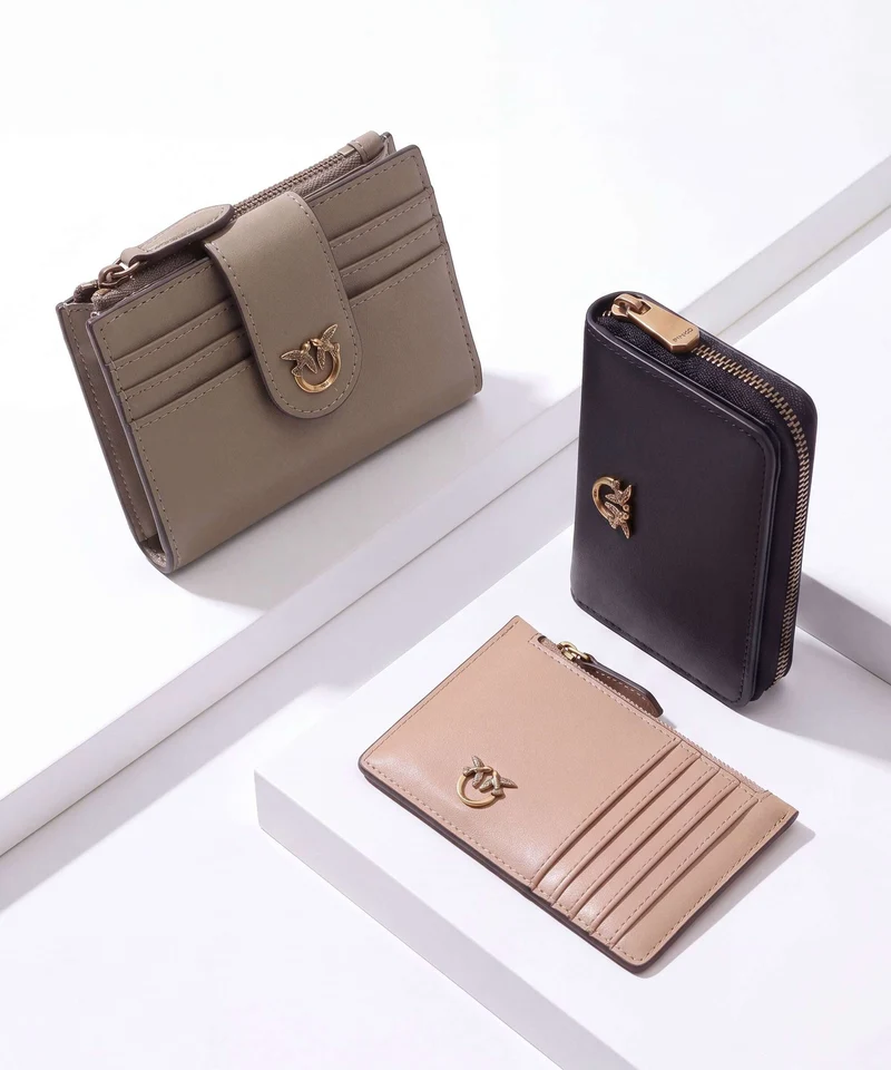 Pinko Geldbörse grigio talpa/antique gold