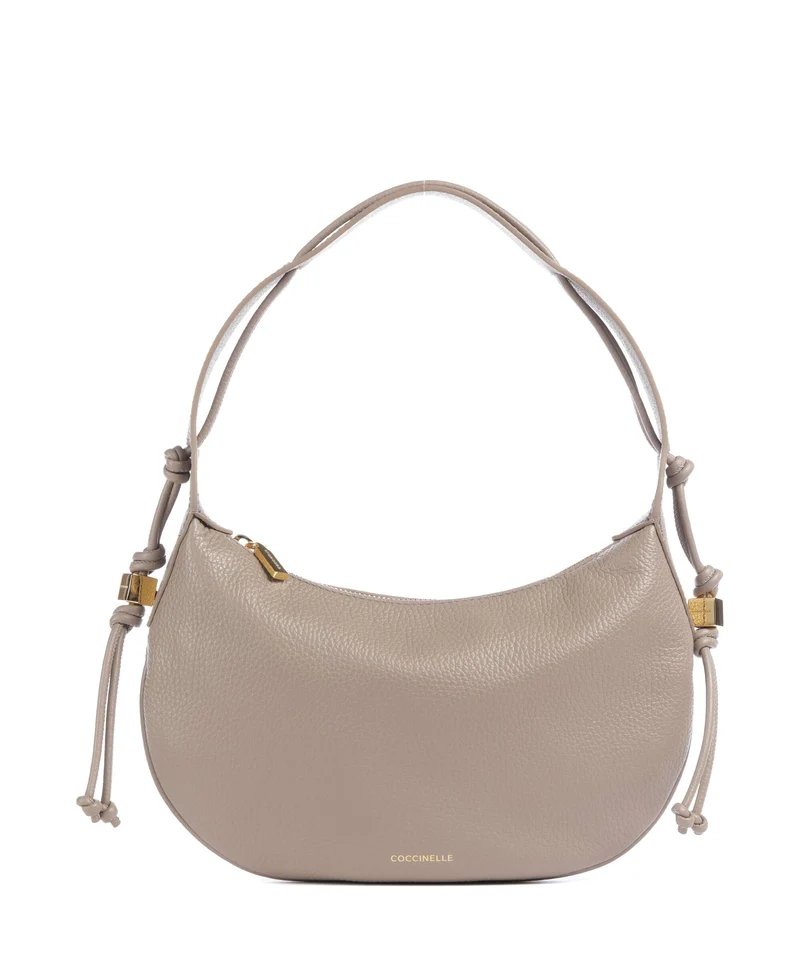 Coccinelle Thess Schultertasche warm taupe