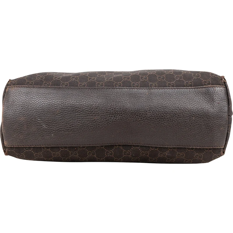 Gucci Monogram GG Canvas Charm Tote Shoulder Bag
