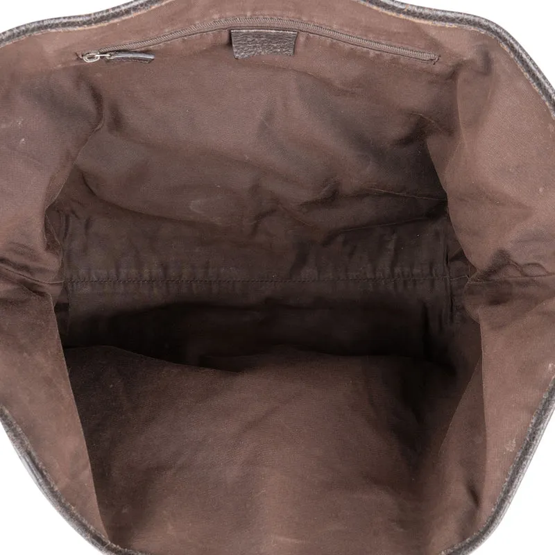 Gucci Monogram GG Canvas Charm Tote Shoulder Bag