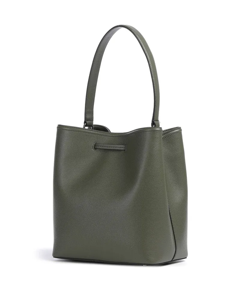 BOSS Anett Bucket Handtasche dark green
