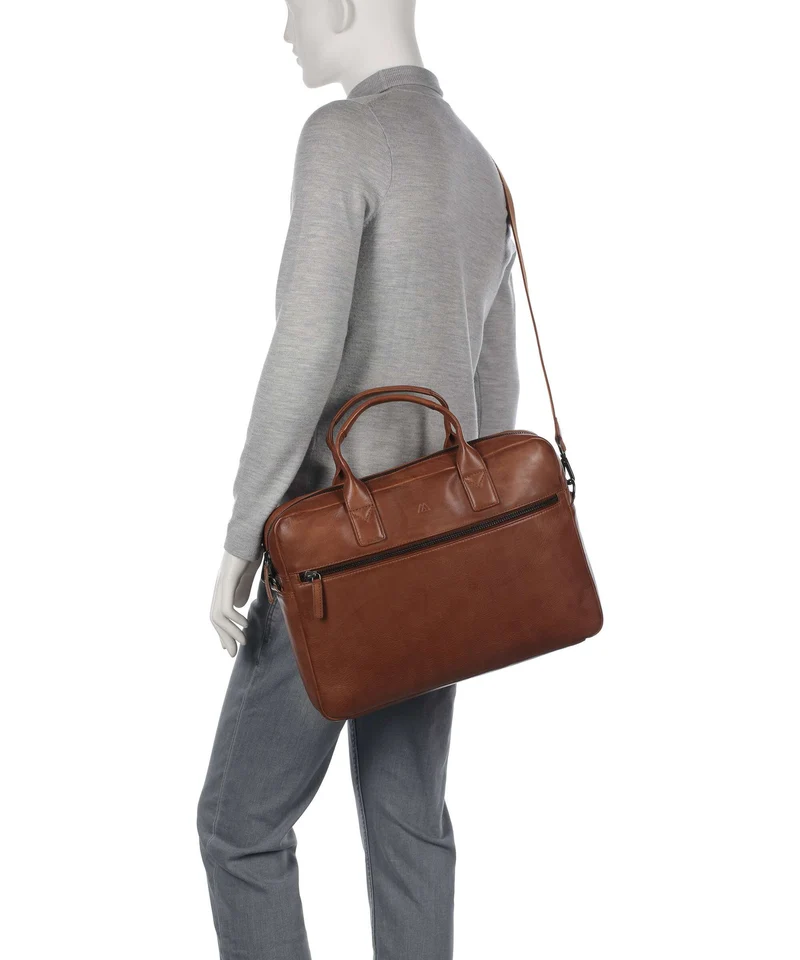 Markberg KnoxMBG Aktentasche cognac