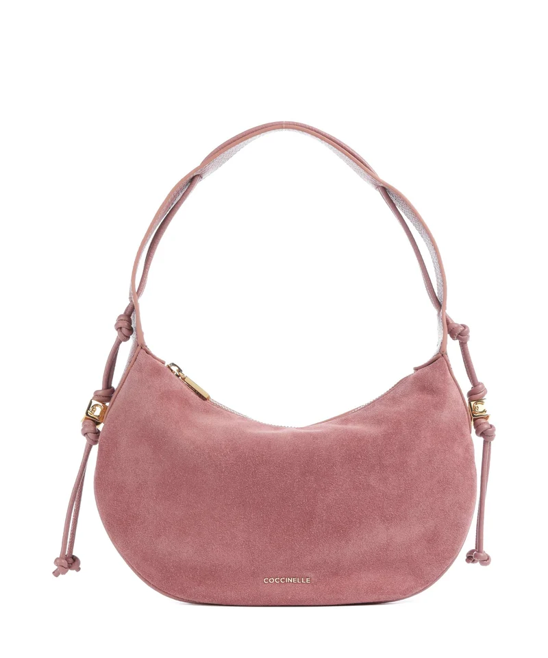Coccinelle Thess Suede Beuteltasche winter rose