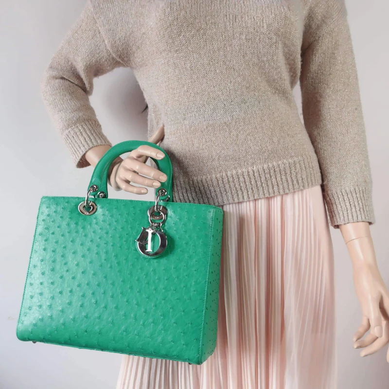 Dior Lady Dior Ostrich