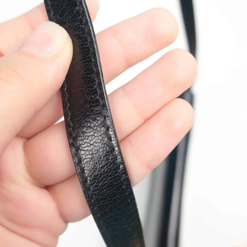 Gucci Vintage Black Leather Flap Bag