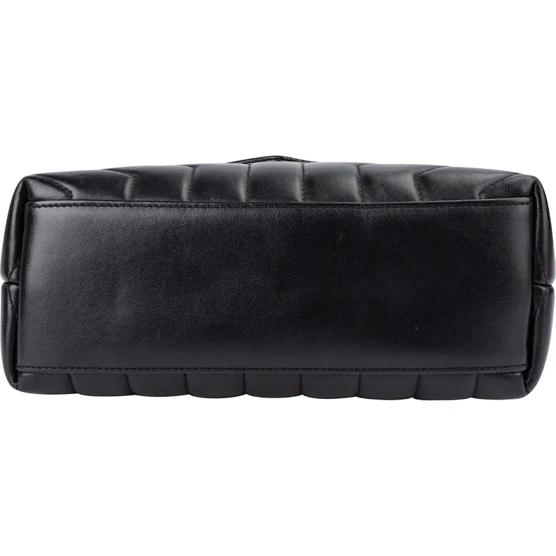 Saint Laurent Quilted Leather Small Loulou Crossbody Bag
