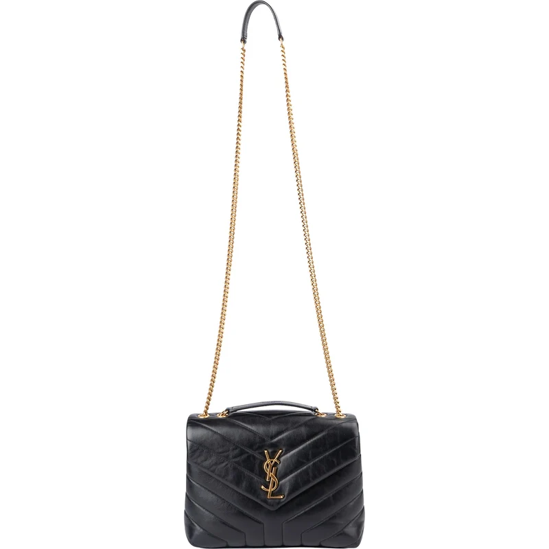 Saint Laurent Quilted Leather Small Loulou Crossbody Bag