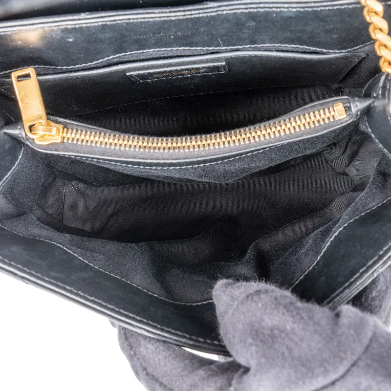 Saint Laurent Quilted Leather Small Loulou Crossbody Bag