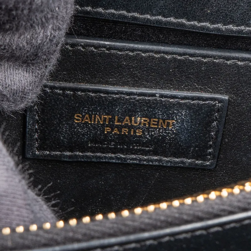Saint Laurent Quilted Leather Small Loulou Crossbody Bag