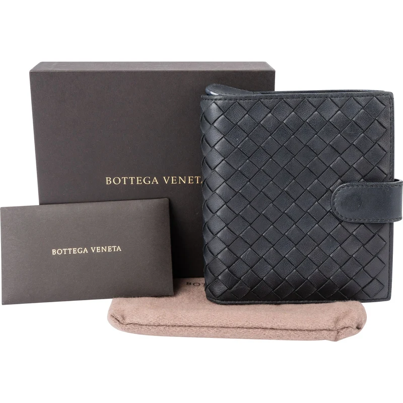 Bottega Veneta Intrecciato Leather Cardholder Wallet