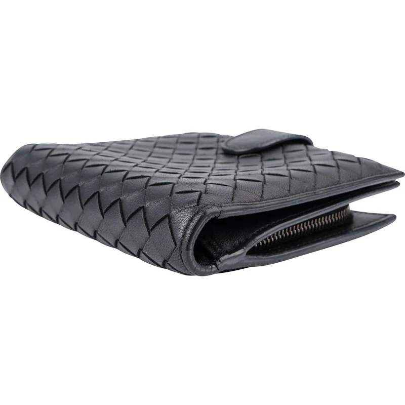 Bottega Veneta Intrecciato Leather Cardholder Wallet