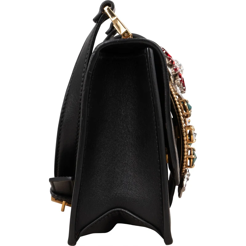Miu Miu Madras Crystal Leather Crossbody Bag
