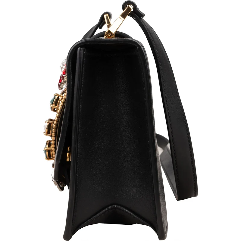 Miu Miu Madras Crystal Leather Crossbody Bag