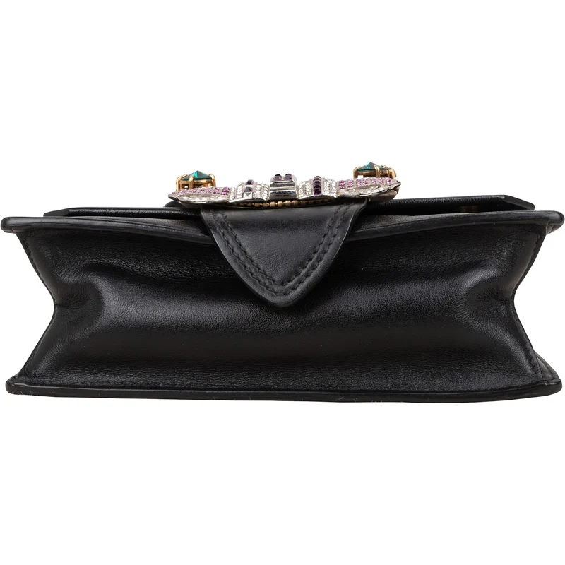 Miu Miu Madras Crystal Leather Crossbody Bag