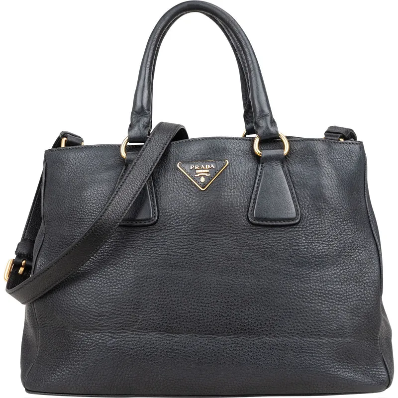 Prada Soft Calfskin Galleria Handbag