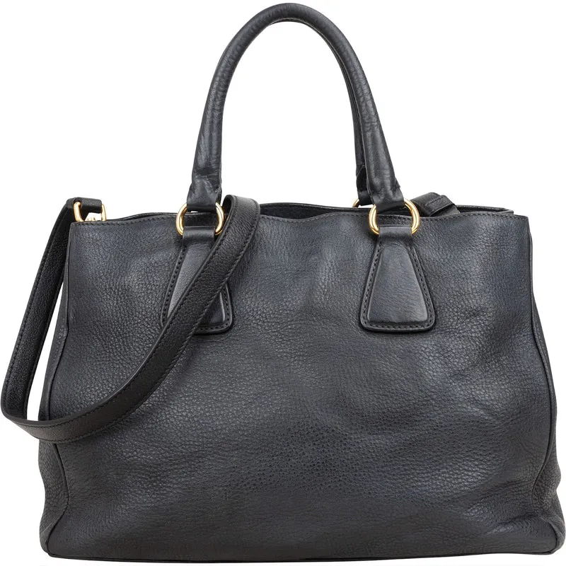 Prada Soft Calfskin Galleria Handbag