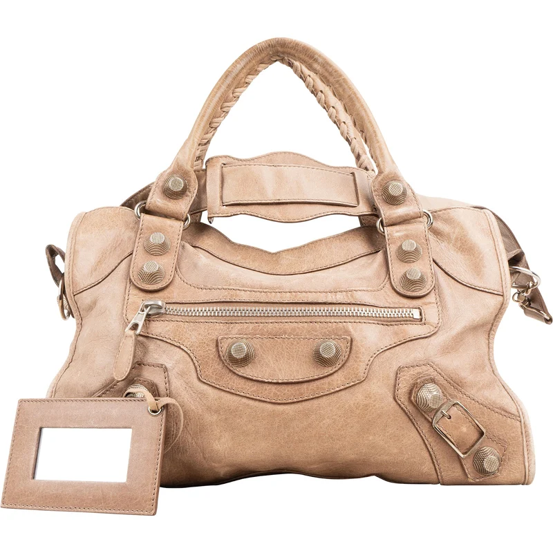 Balenciaga Leather Giant City Handbag