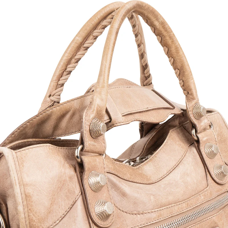 Balenciaga Leather Giant City Handbag