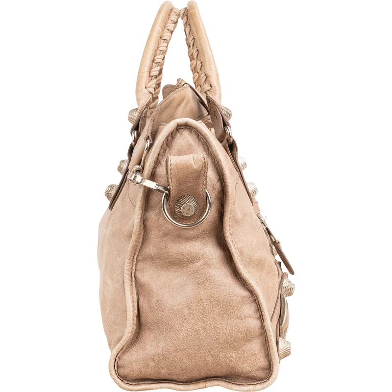Balenciaga Leather Giant City Handbag