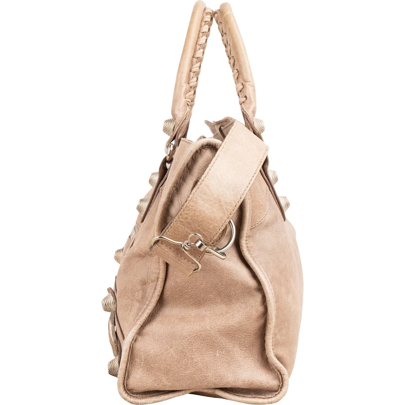 Balenciaga Leather Giant City Handbag