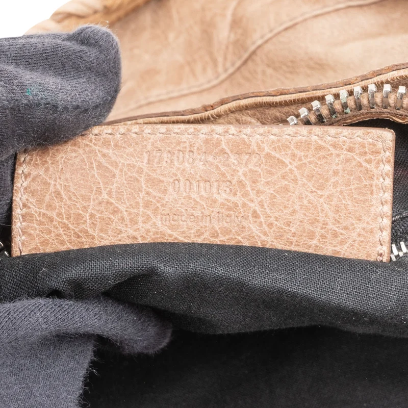 Balenciaga Leather Giant City Handbag