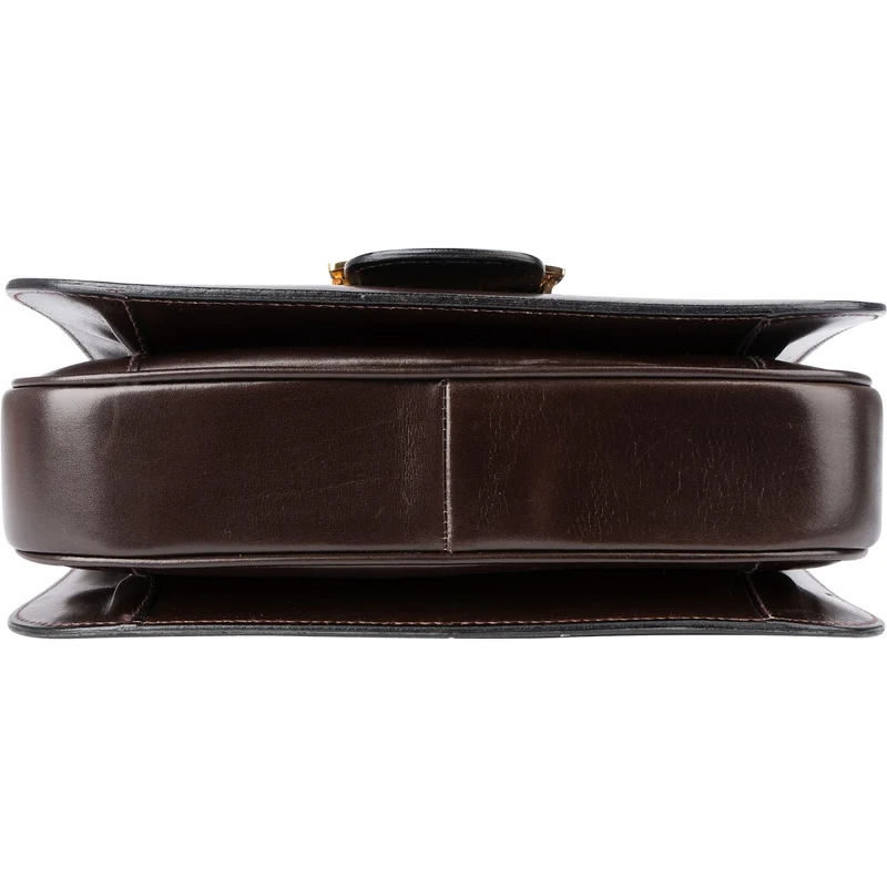 Céline Leather Vintage Horse Carriage Flap Shoulder Bag