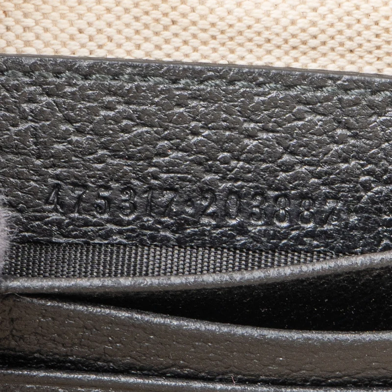 Gucci Monogram Leather GG Marmont Clutch