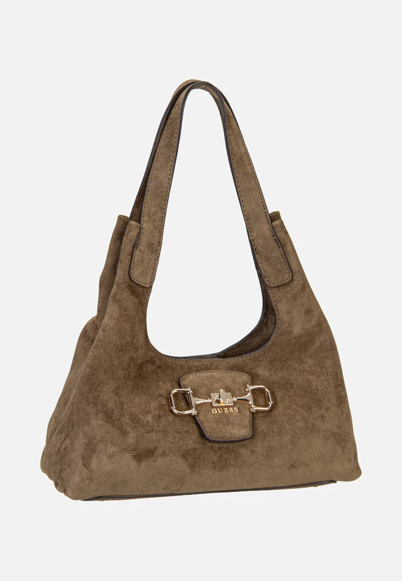 Sunset Small Suede 14010 Olive - Schultertasche