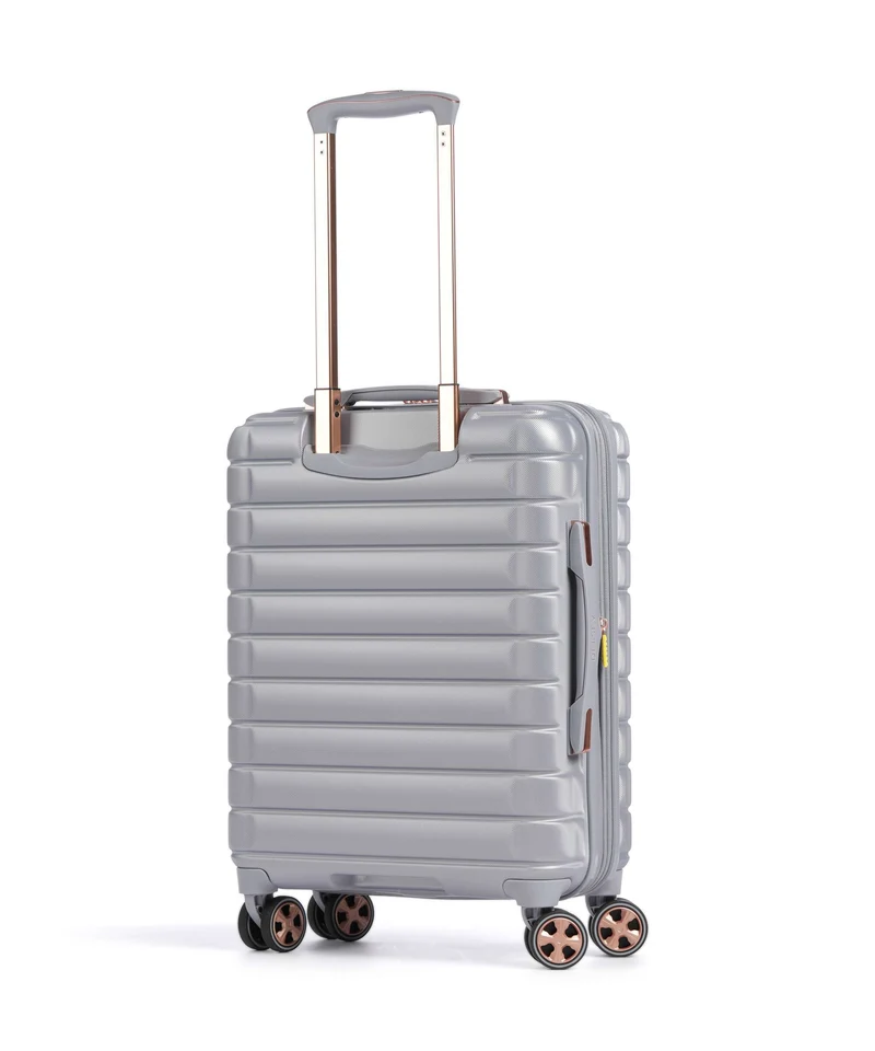 Delsey Paris Shadow 5.0 4-Rollen Trolley platinum