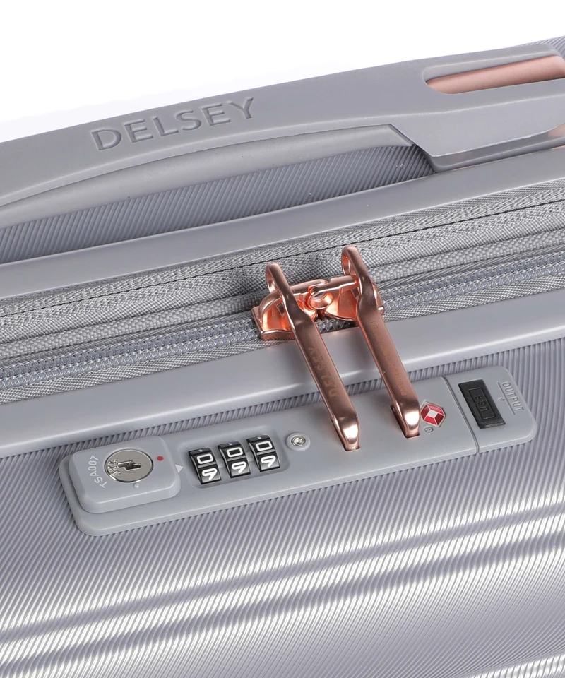 Delsey Paris Shadow 5.0 4-Rollen Trolley platinum