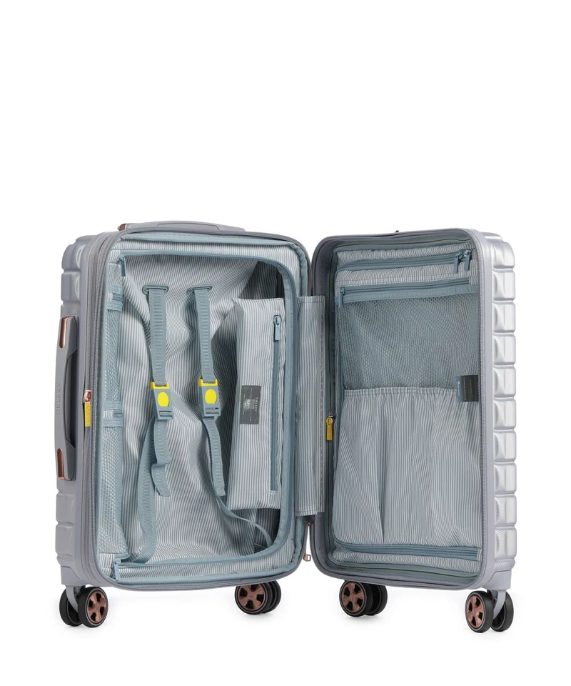 Delsey Paris Shadow 5.0 4-Rollen Trolley platinum