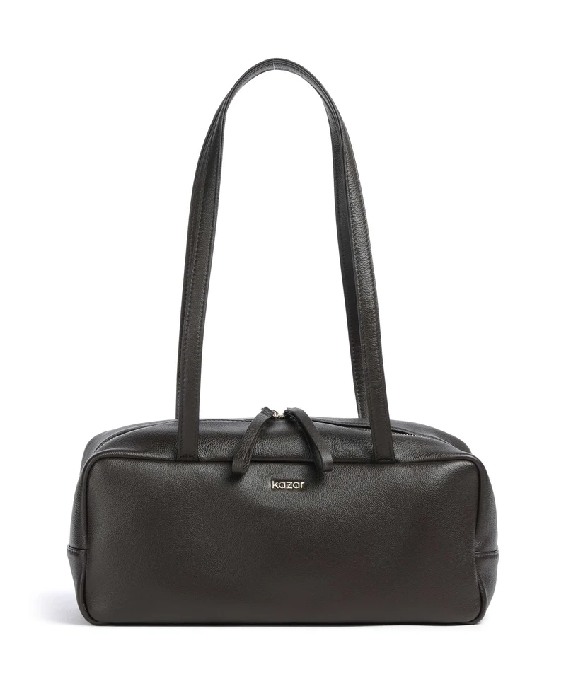 Kazar Solenne Schultertasche dark brown