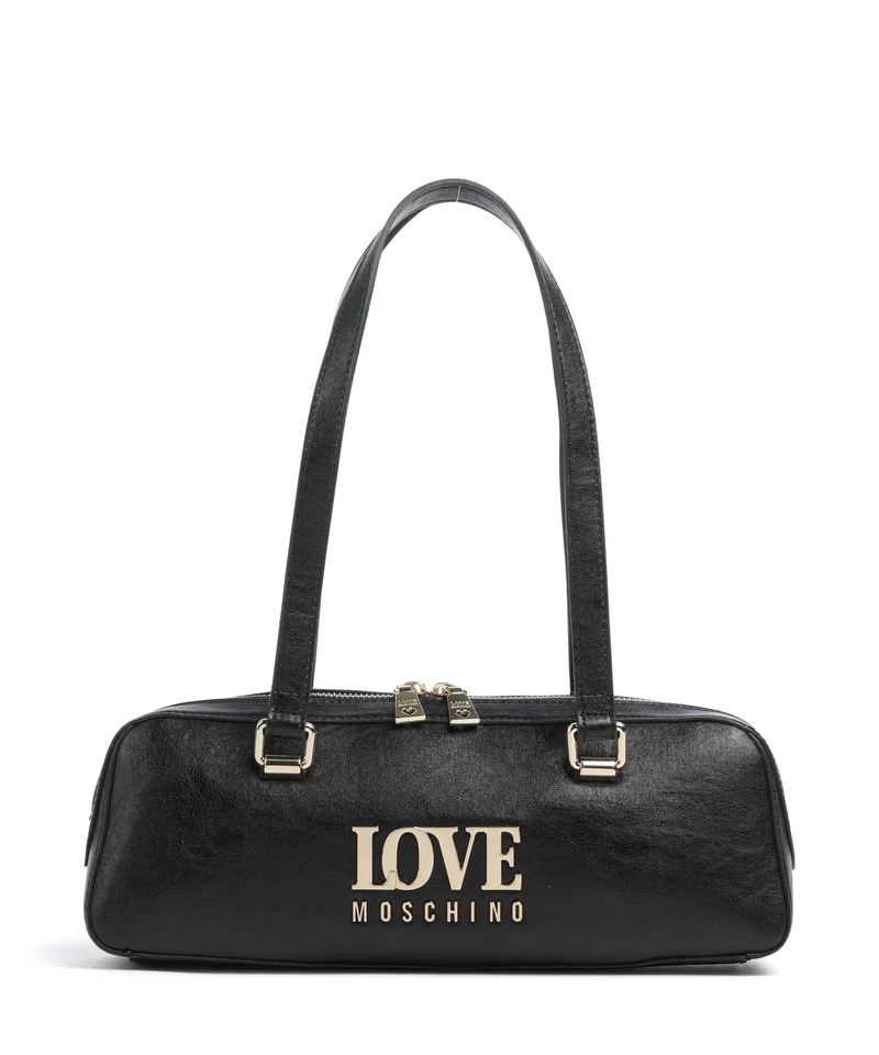 Love Moschino Gilded Schultertasche nero