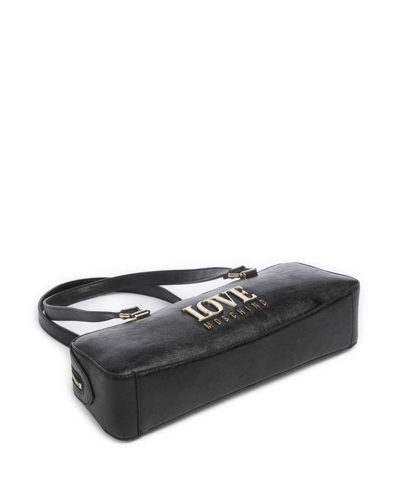 Love Moschino Gilded Schultertasche nero