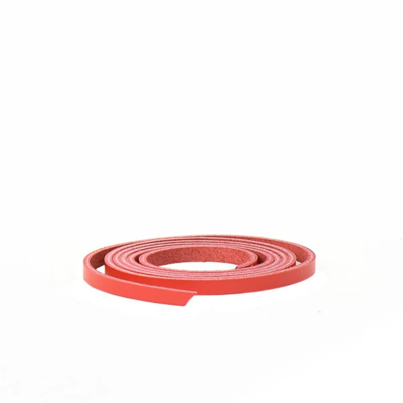Lederzugband rot
