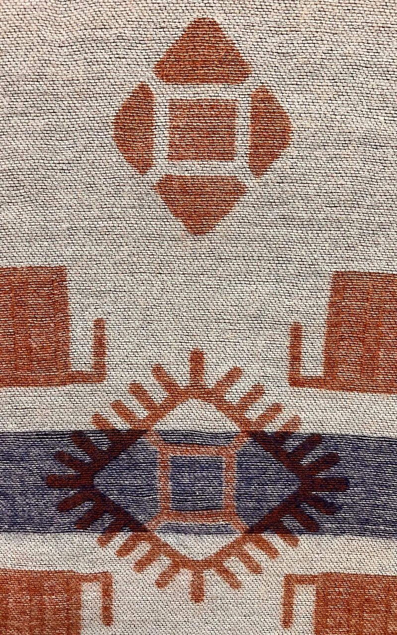 Vintage 90s Ikat Scarf