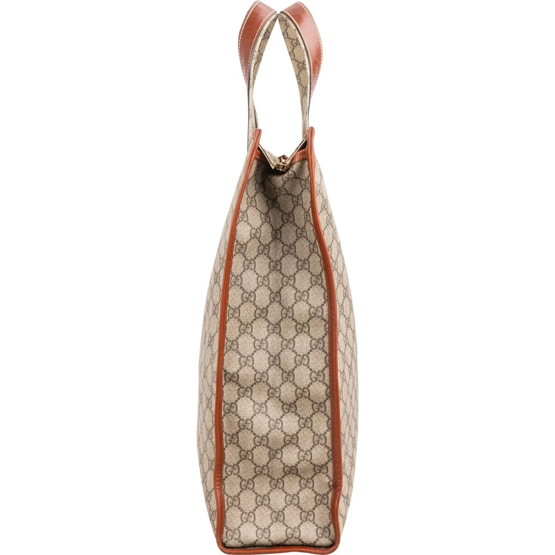 Gucci Monogram GG Supreme Web Tote Handbag