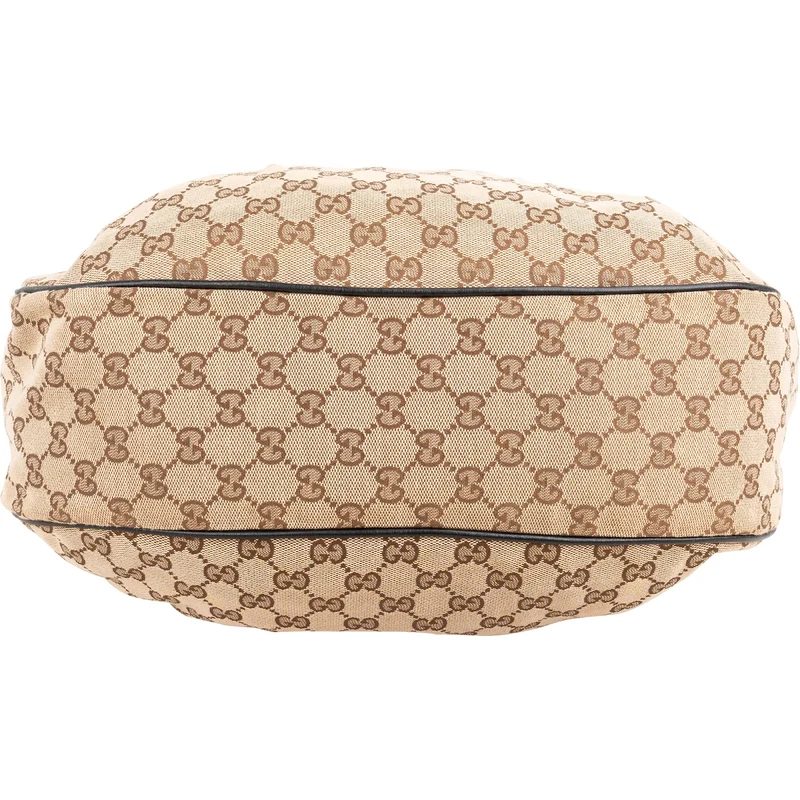 Gucci Monogram GG Canvas Sukey Hobo Shoulder Bag