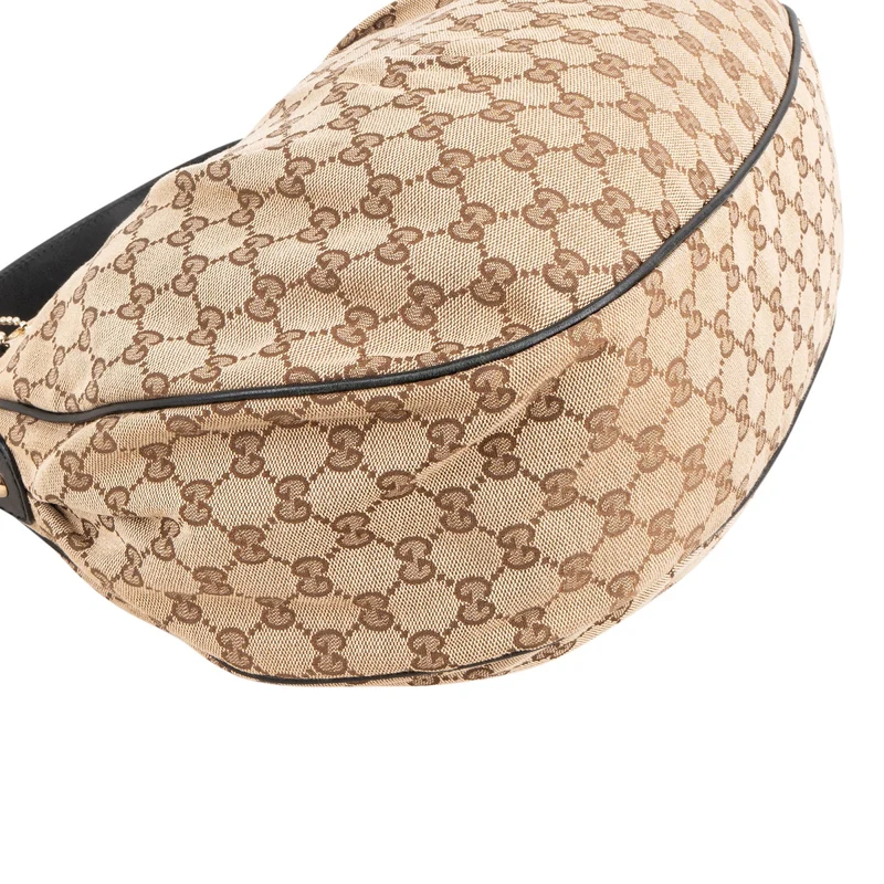 Gucci Monogram GG Canvas Sukey Hobo Shoulder Bag