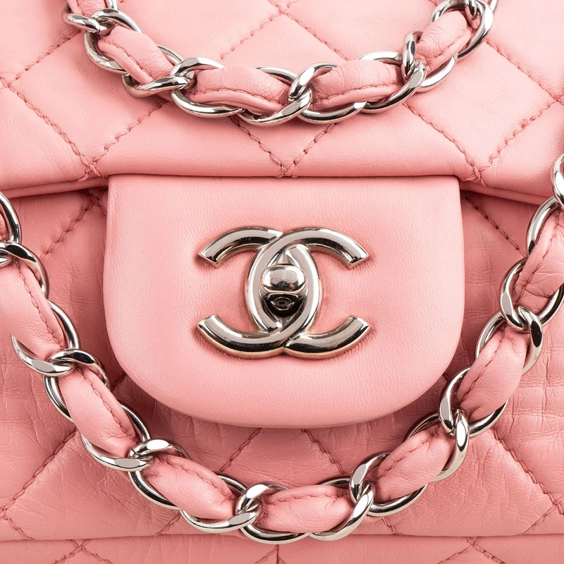 Chanel Quilted Soft Lambskin Palladium Jumbo Single Flap Crossbody Bag