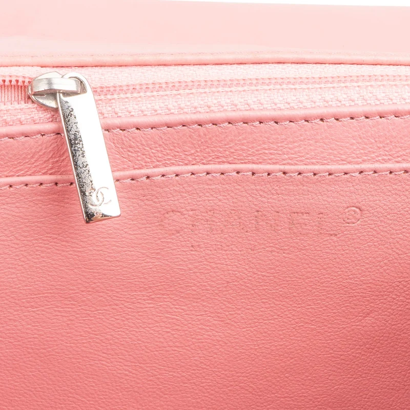 Chanel Quilted Soft Lambskin Palladium Jumbo Single Flap Crossbody Bag