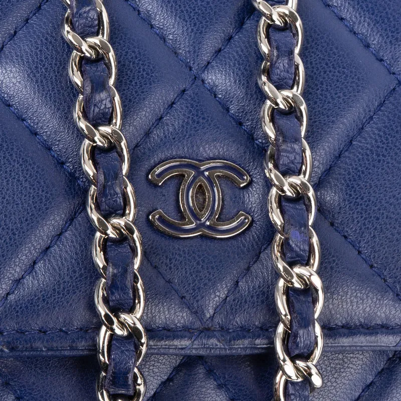 Chanel Quilted Lambskin Wallet On Chain Crossbody Bag