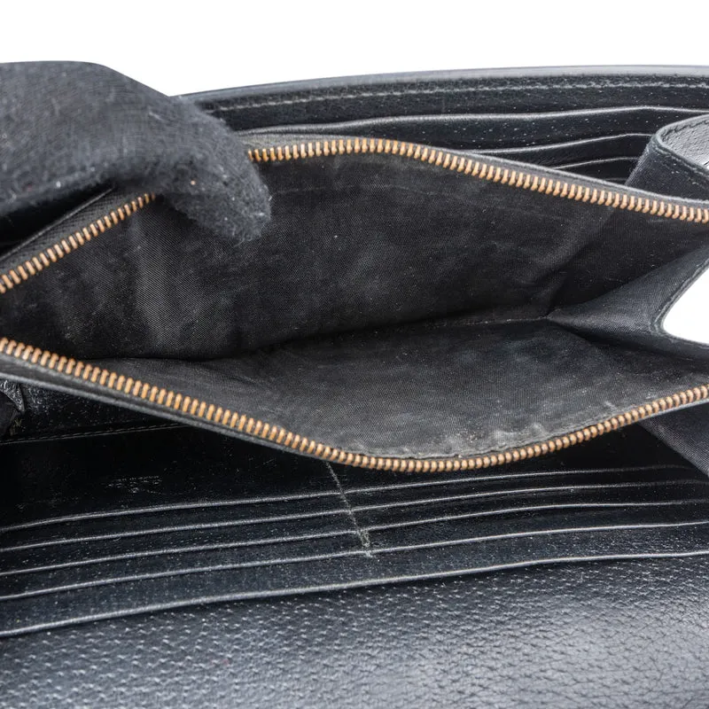 Gucci Leather Dionysus Web Stripe Wallet On Chain Crossbody Bag