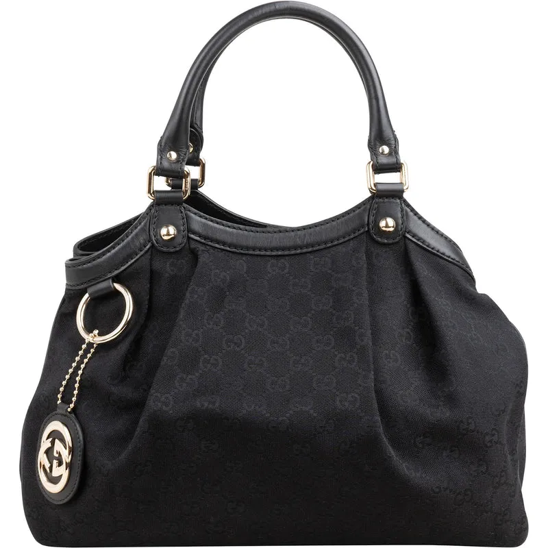 Gucci Monogram GG Canvas Sukey Tote Handbag