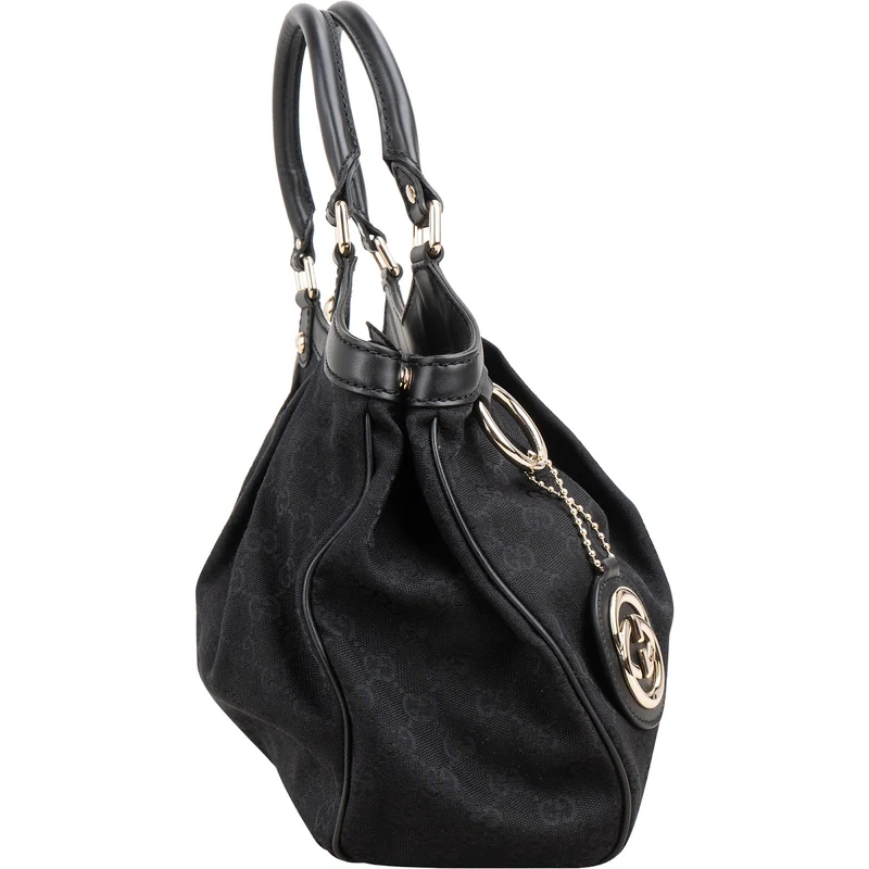 Gucci Monogram GG Canvas Sukey Tote Handbag