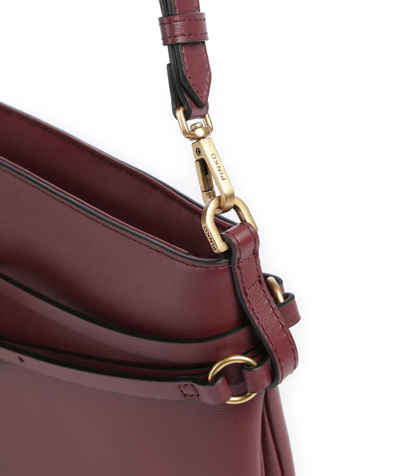 Pinko Belt Classic Schultertasche ribes intenso/antique gold