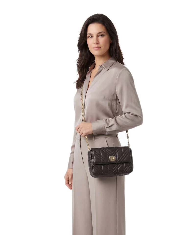 Kazar Vidia S Umhängetasche dark brown