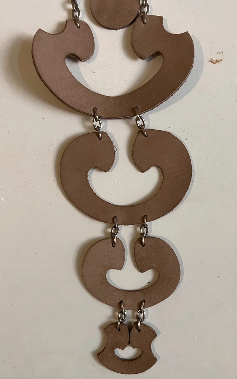 Vintage 70s Leather Statement Piece