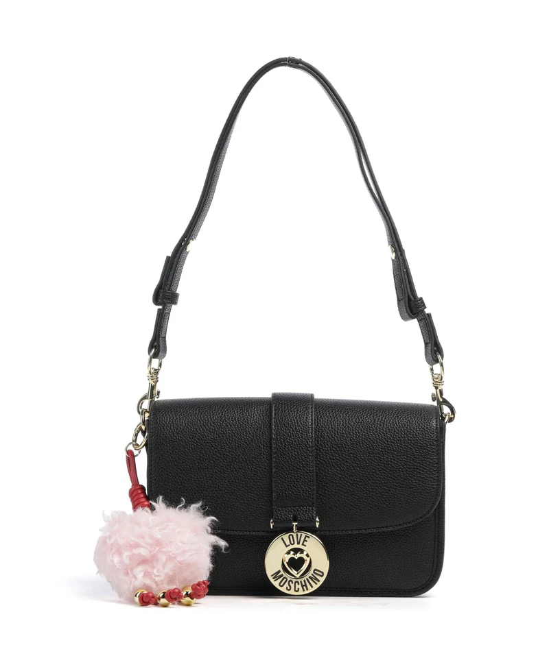 Love Moschino Bouncing Heart Schultertasche nero