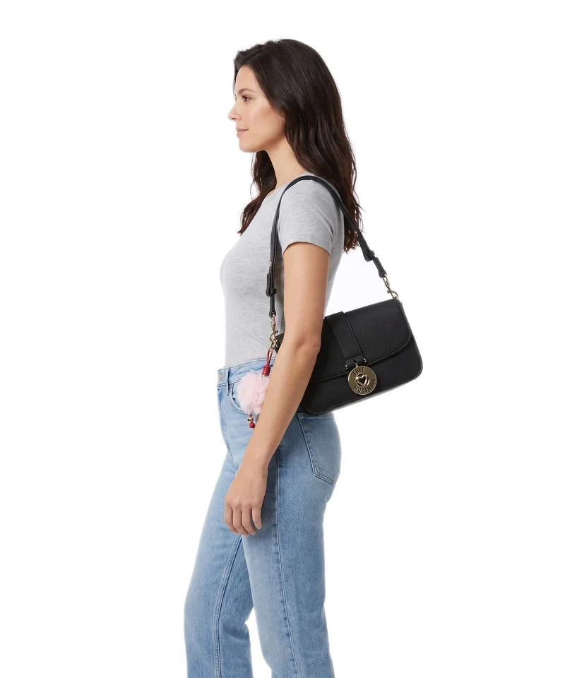 Love Moschino Bouncing Heart Schultertasche nero